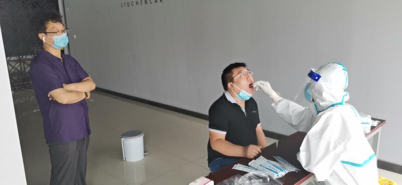 英諾格林組織全員進行核酸檢測 英諾格林組織全員進行核酸檢測